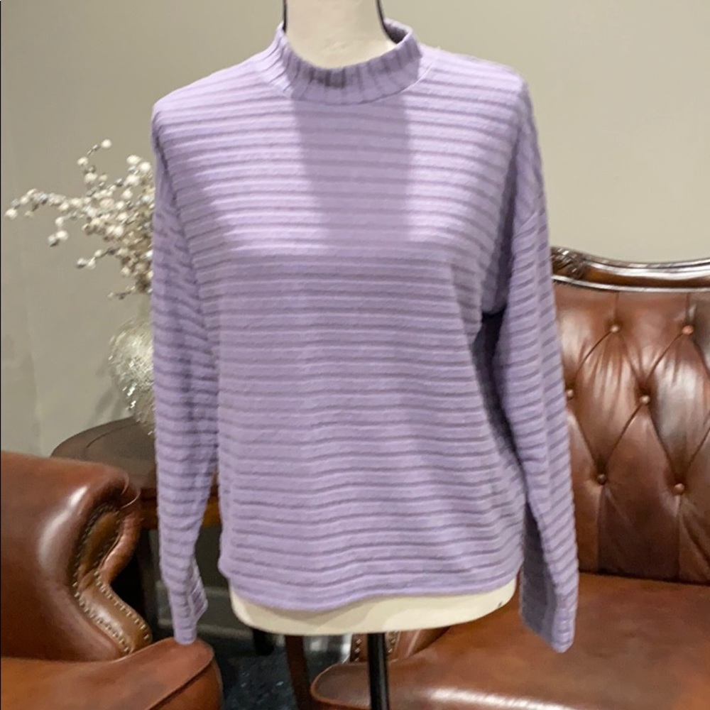 Purple crop top hoodie